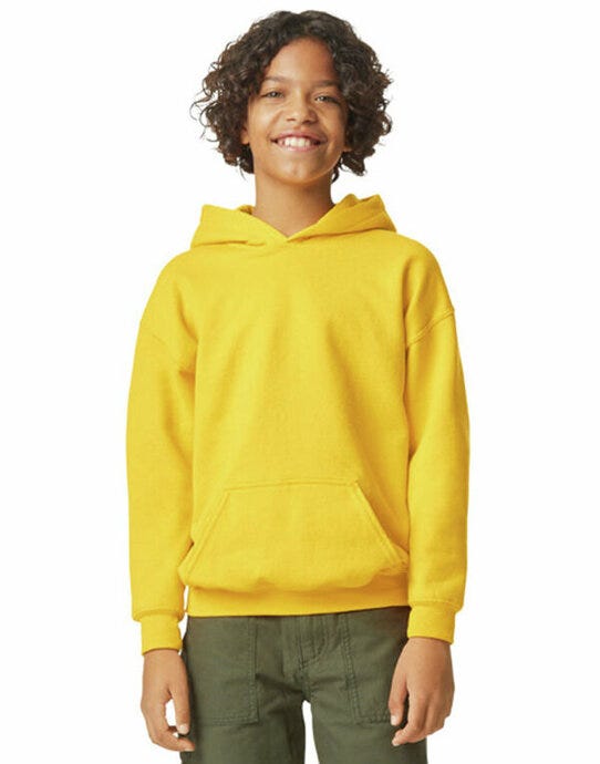 Gildan Softstyle Midw Fleece Youth Hoody - Daisy
