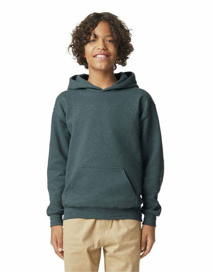 Gildan Softstyle Midw Fleece Youth Hoody - Dark Heather