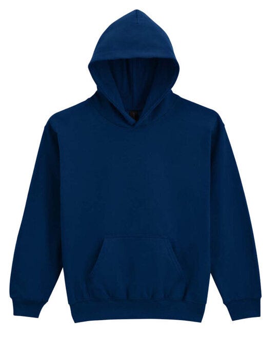 Gildan Softstyle Midw Fleece Youth Hoody - Navy Blue