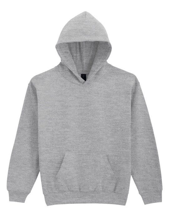 Gildan Softstyle Midw Fleece Youth Hoody - Sport Grey (RS)