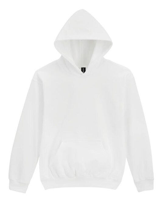Gildan Softstyle Midw Fleece Youth Hoody - White