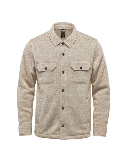 Stormtech Mens Avalanche Fleece Shirt - Oatmeal Heather