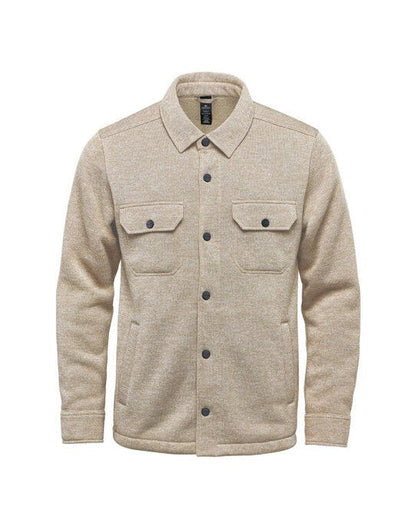 Stormtech Mens Avalanche Fleece Shirt - Oatmeal Heather