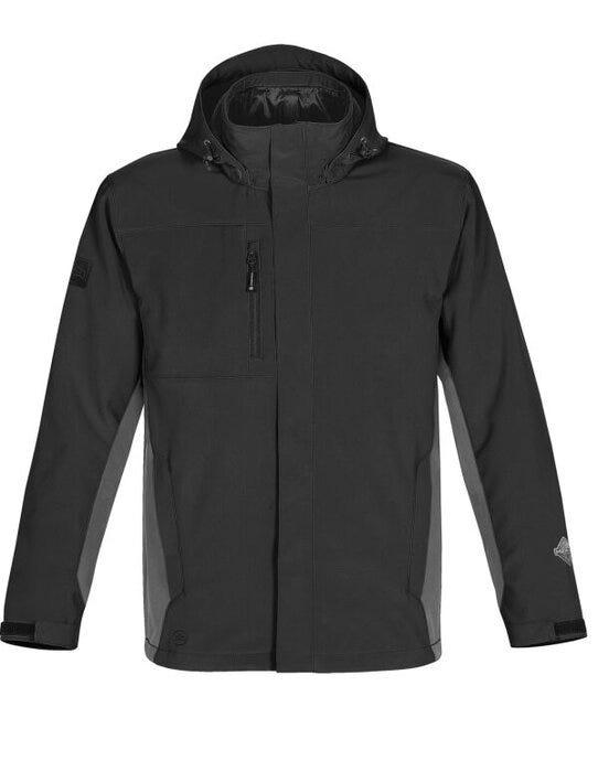 Stormtech Mens Atmosphere 3-In-1 Jkt - Black/Granite