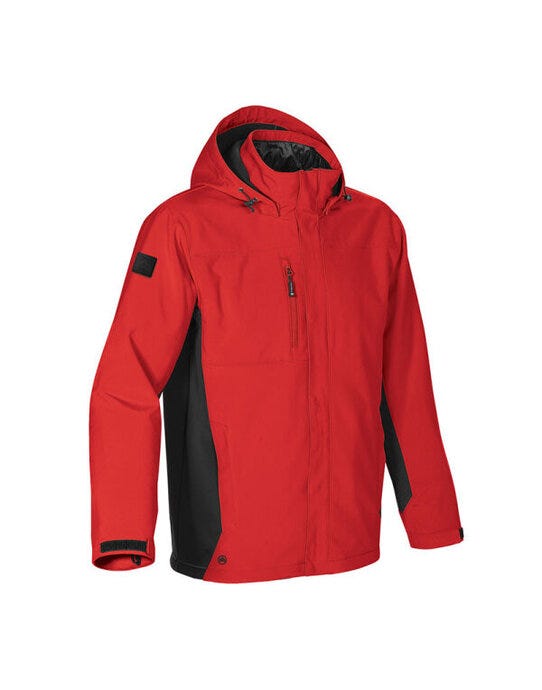 Stormtech Mens Atmosphere 3-In-1 Jkt - Stadium Red/Black