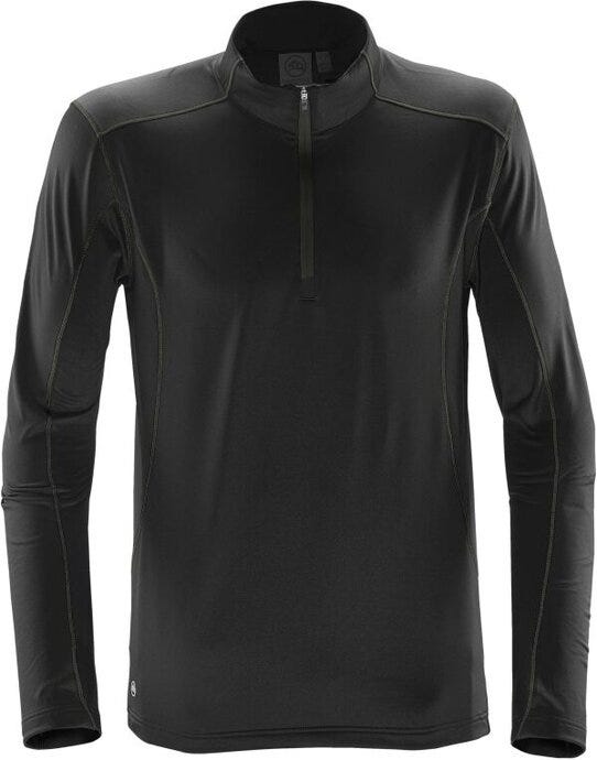 Stormtech Mens Pulse Fleece Pullover - Black/Carbon