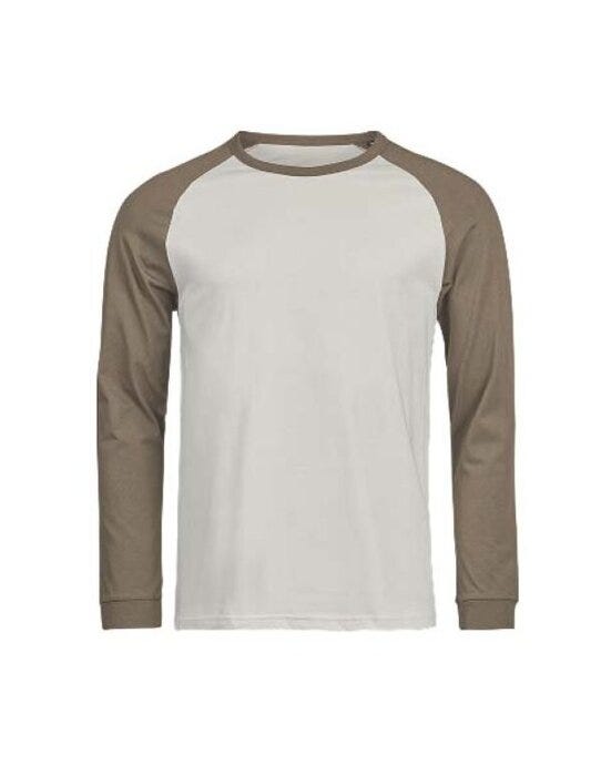 Tee Jays Unlabeled Baseball Tee - Cement/Clay