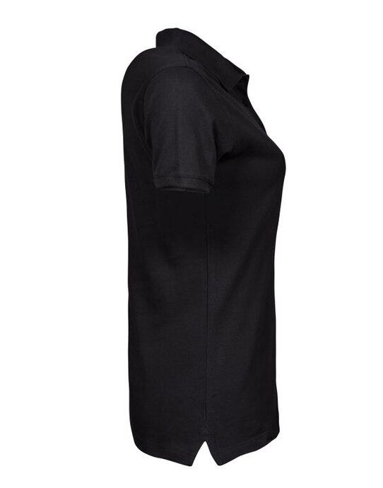 Tee Jays Ladies Heavy Polo - Black