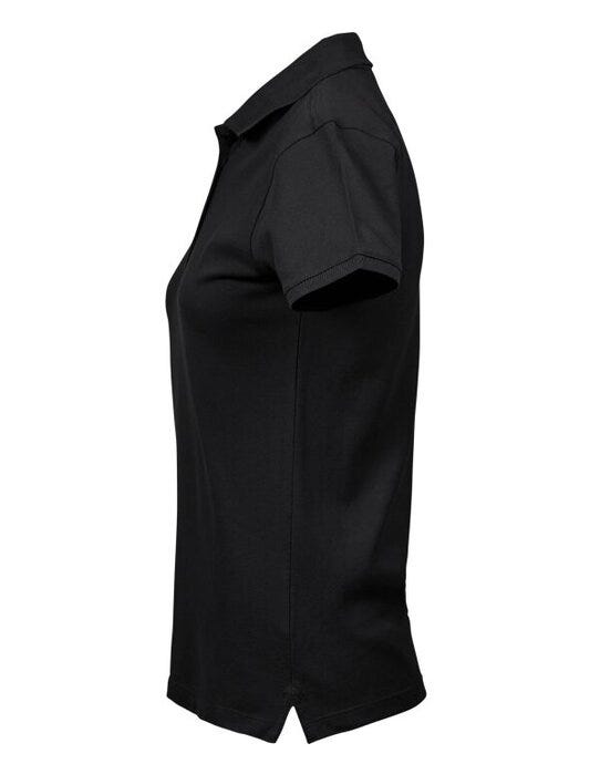 Tee Jays Ladies Heavy Polo - Black