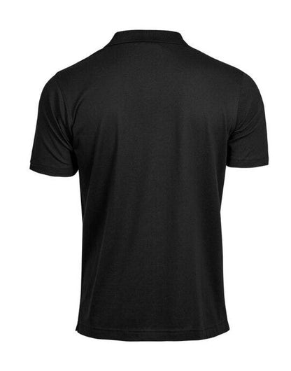 Tee Jays Men's Luxury Stretch VNeck Polo - Black