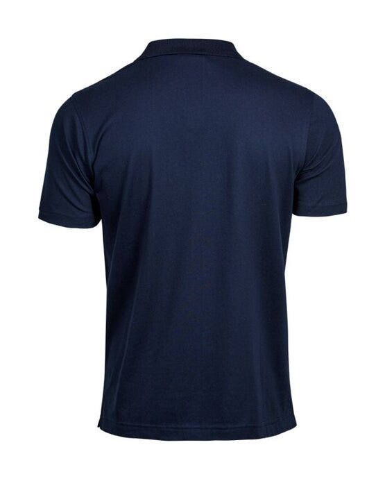 Tee Jays Men's Luxury Stretch VNeck Polo - Navy