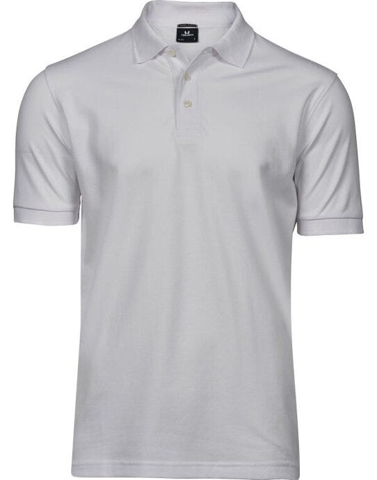 Tee Jays Mens Luxury Stretch Polo - White