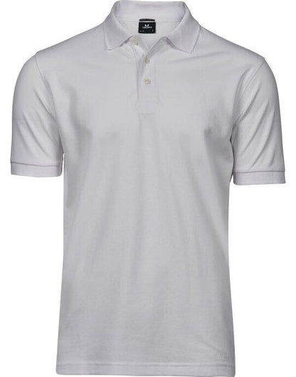 Tee Jays Mens Luxury Stretch Polo - White