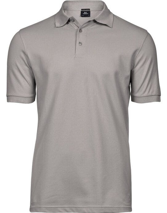 Tee Jays Mens Luxury Stretch Polo - Stone