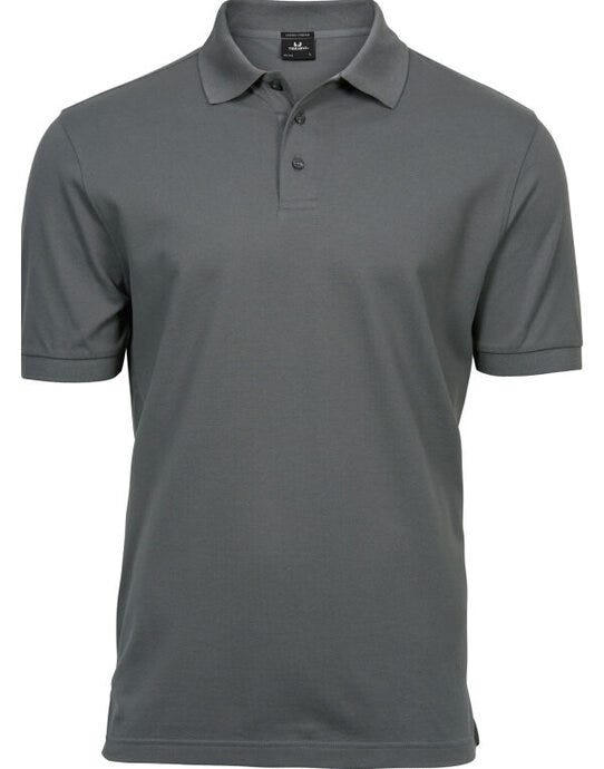 Tee Jays Mens Luxury Stretch Polo - Powder Grey