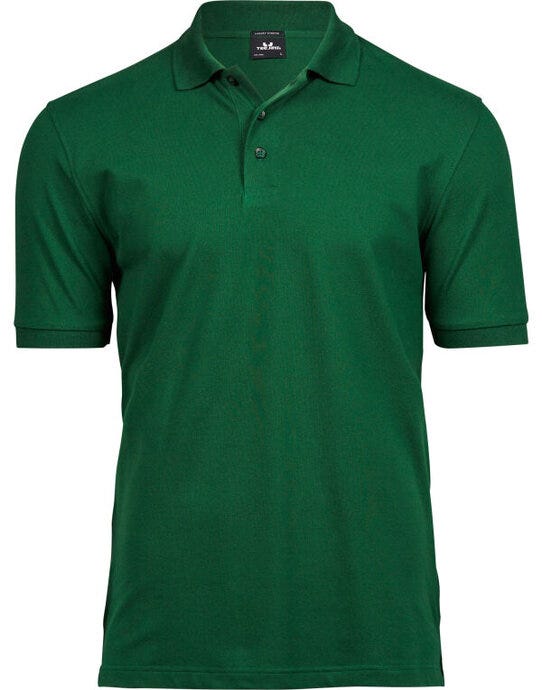 Tee Jays Mens Luxury Stretch Polo - Forest Green