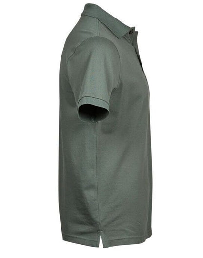 Tee Jays Mens Luxury Stretch Polo - Leaf Green