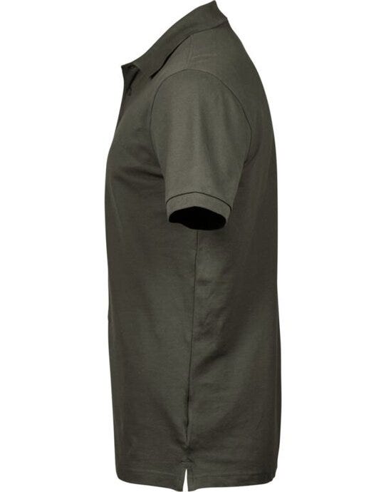 Tee Jays Mens Luxury Stretch Polo - Deep Green