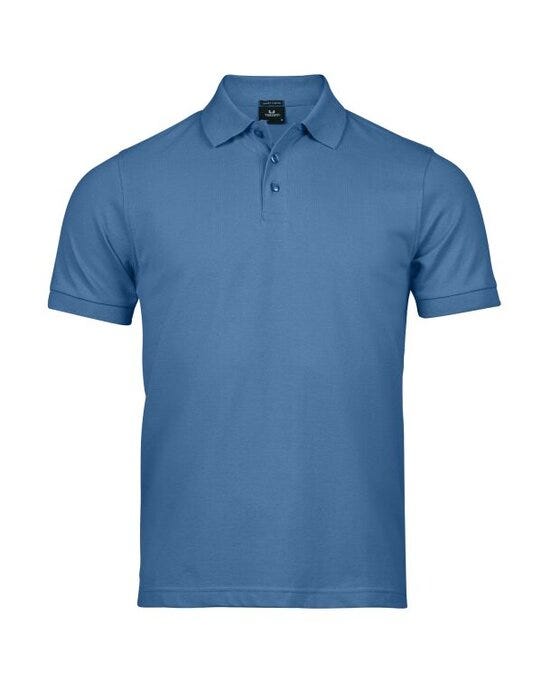 Tee Jays Mens Luxury Stretch Polo - Ocean Blue