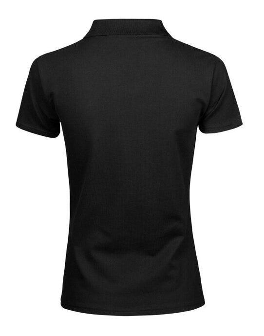 Tee Jays Womens Luxury Stretch V Polo - Black