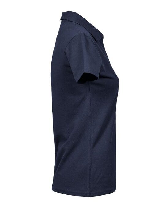 Tee Jays Womens Luxury Stretch V Polo - Navy