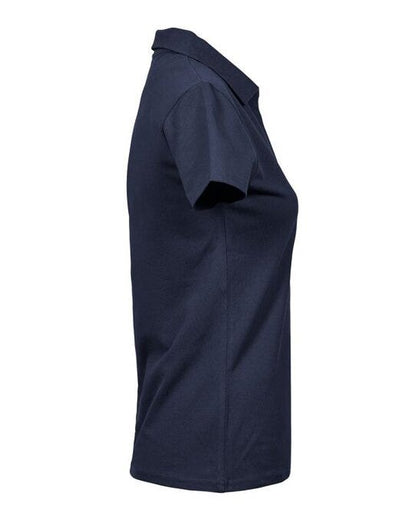 Tee Jays Womens Luxury Stretch V Polo - Navy