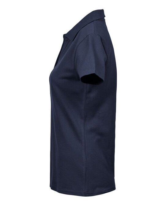 Tee Jays Womens Luxury Stretch V Polo - Navy