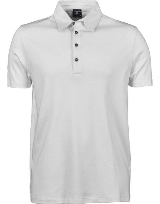 Tee Jays Mens Pima Cotton Polo - White