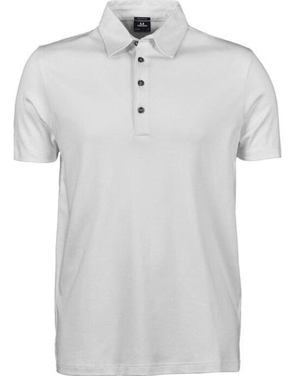 Tee Jays Mens Pima Cotton Polo - White