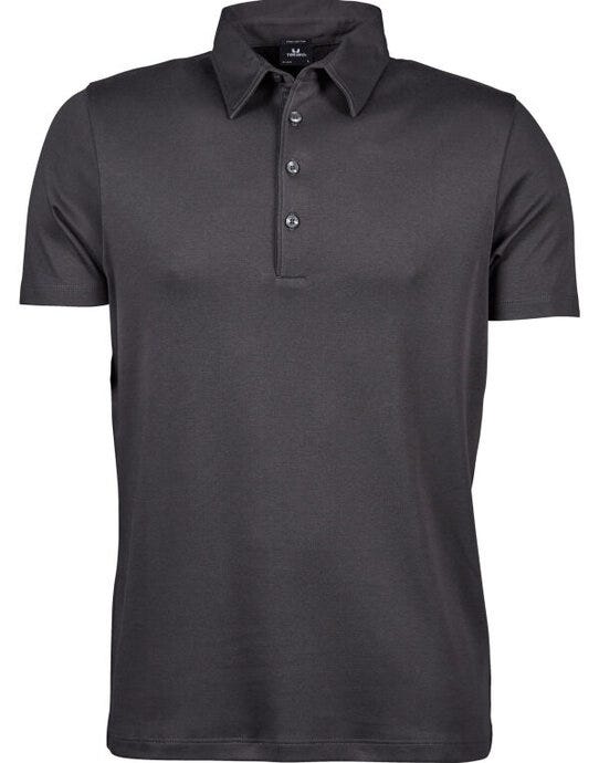 Tee Jays Mens Pima Cotton Polo - Dark Grey