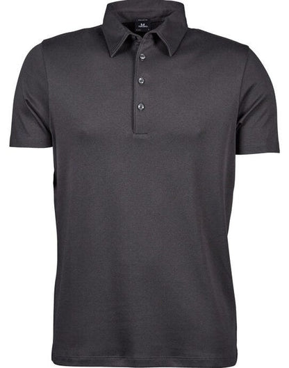 Tee Jays Mens Pima Cotton Polo - Dark Grey