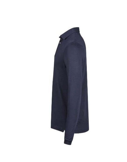 Tee Jays Pima Cotton Long Sleeve Polo - Navy