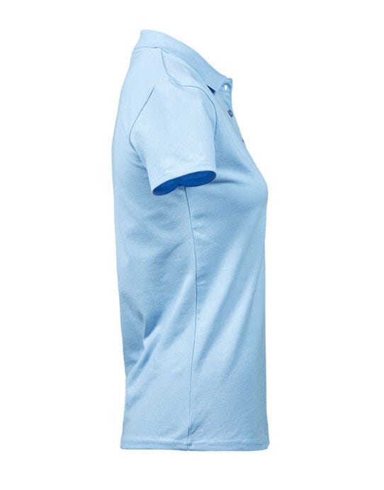 Tee Jays Ladies Luxury Stretch Polo - Light Blue