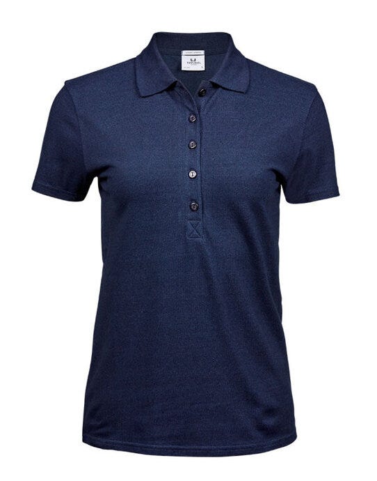 Tee Jays Ladies Luxury Stretch Polo - Denim