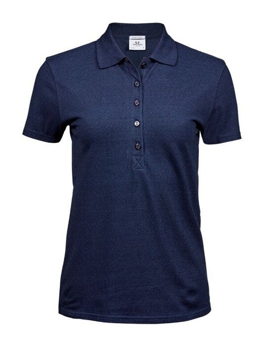 Tee Jays Ladies Luxury Stretch Polo - Denim