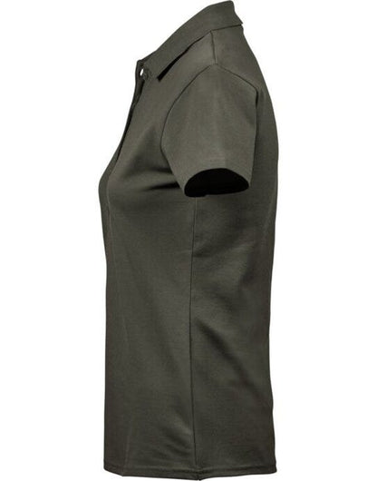 Tee Jays Ladies Luxury Stretch Polo - Deep Green