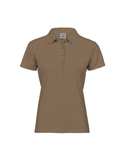 Tee Jays Ladies Luxury Stretch Polo - Wood