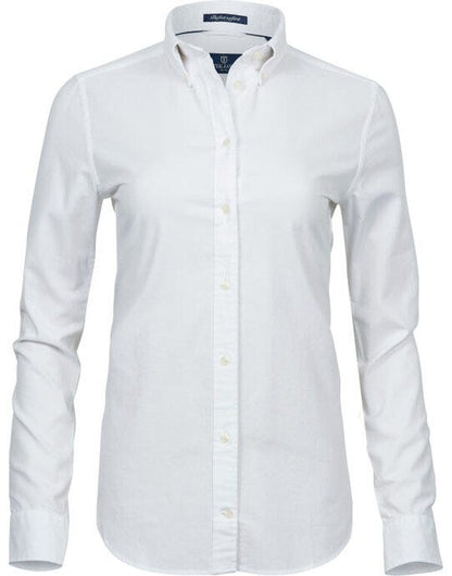 Tee Jays Ladies Perfect Oxford Shirt - White