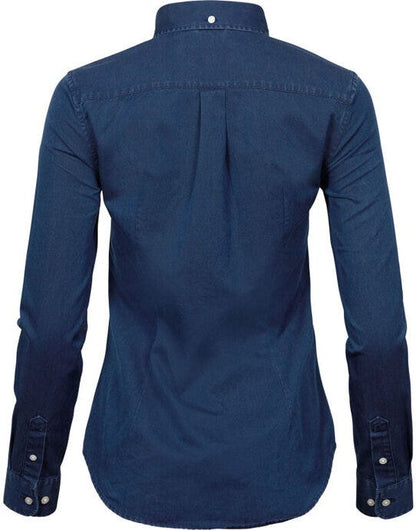Tee Jays Ladies Casual Twill Shirt - Indigo