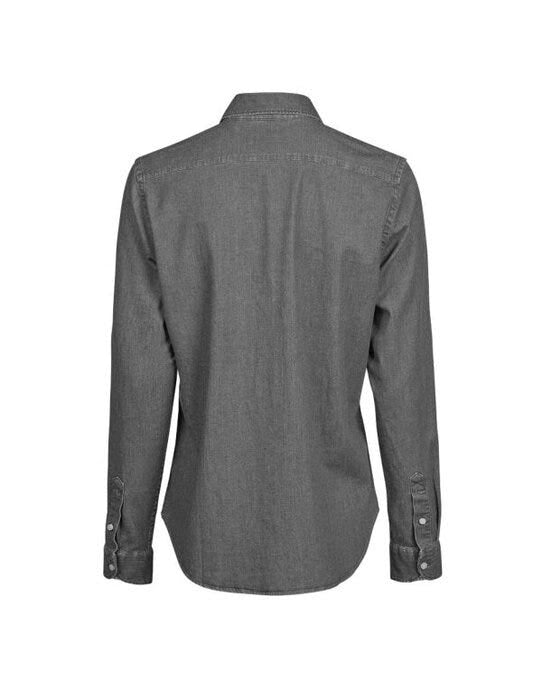 Tee Jays Ladies Denim Shirt - Black Denim