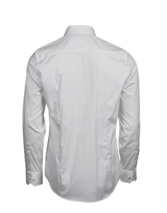 Tee Jays Men's Stretch Luxury Shirt - White