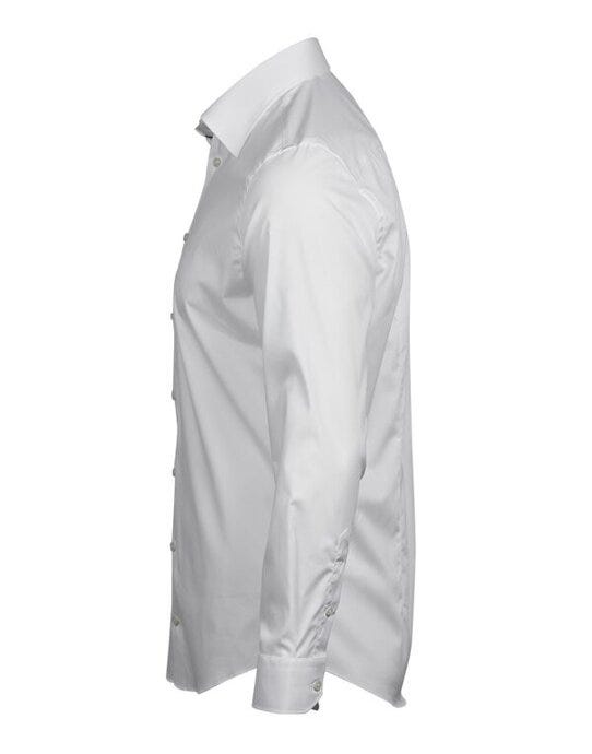 Tee Jays Men's Stretch Luxury Shirt - White