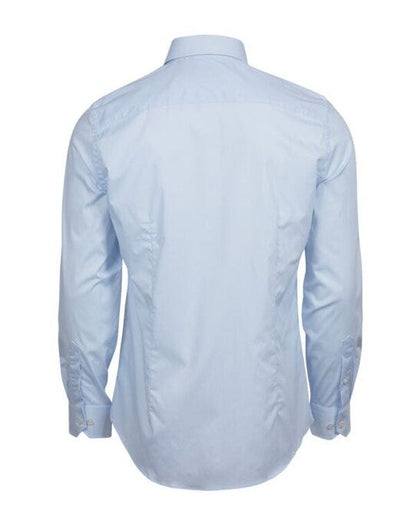 Tee Jays Men's Stretch Luxury Shirt - Light Blue