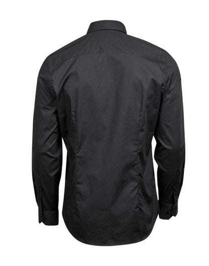 Tee Jays Men's Stretch Luxury Shirt - Black