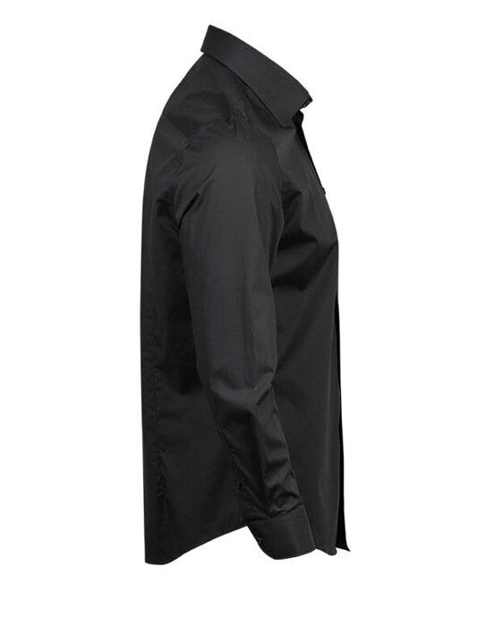Tee Jays Men's Stretch Luxury Shirt - Black