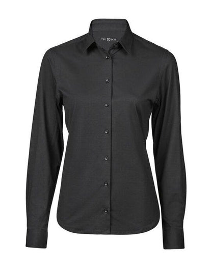 Tee Jays Women's Active Stretch Shirt - Black