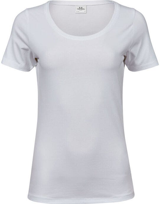 Tee Jays Ladies Stretch Tee - White