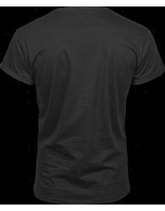 Tee Jays Mens Roll Up Sleeve Tee - Black
