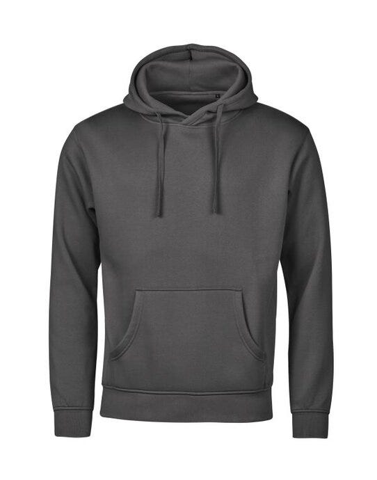 Tee Jays Unlabeled Hooded Sweatshirt - Dark Grey