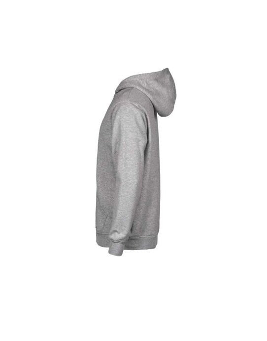 Tee Jays Jr Unlabeled Hooded Sweatshirt - Heather Grey